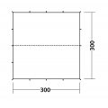 Robens Tarp 3 X 3 m green