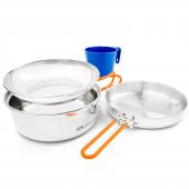 GSI Outdoors Glacier Stainless 1 Person Mess Kit + DÁREK DLE VÝBĚRU!