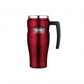 Thermos Style 470 ml termohrnek s madlem červený + DÁREK DLE VÝBĚRU!