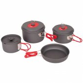 Bo-Camp Cookware set Explorer 4ks + DÁREK DLE VÝBĚRU!