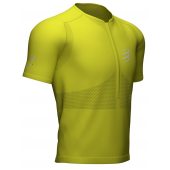 COMPRESSPORT TRAIL HALF-ZIP FITTED SS TOP primrose + DÁREK DLE VÝBĚRU!
