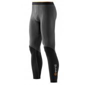 Skins Bio S400 - Thermal Mens black/graphite/orange Long Tights + DÁREK DLE VÝBĚRU!