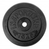 Insportline Castblack 15kg 30mm + DÁREK DLE VÝBĚRU!