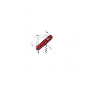 Victorinox Spartan červená transparentní + DÁREK DLE VÝBĚRU!