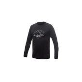 SENSOR MERINO ACTIVE VAN LIFE pánské triko dl.rukáv černá + DÁREK DLE VÝBĚRU!