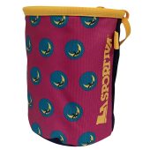 La Sportiva Climbing On The Moon Chalk Bag fucsia/giallo
