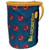 La Sportiva Climbing On The Moon Chalk Bag turchese/giallo