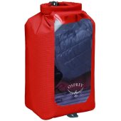 OSPREY DRY SACK 20 W/WINDOW mars orange