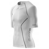 Skins Bio A200 Mens white short sleeve top + DÁREK DLE VÝBĚRU!
