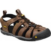 KEEN Clearwater CNX Leather M dark earth/black + DÁREK DLE VÝBĚRU!