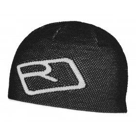 Ortovox Merino Logo Knit Beanie black raven