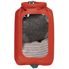 OSPREY DRY SACK 6 W/WINDOW mars orange