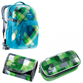 Deuter ŠKOLNÍ SET GRADUATE petrol crosscheck